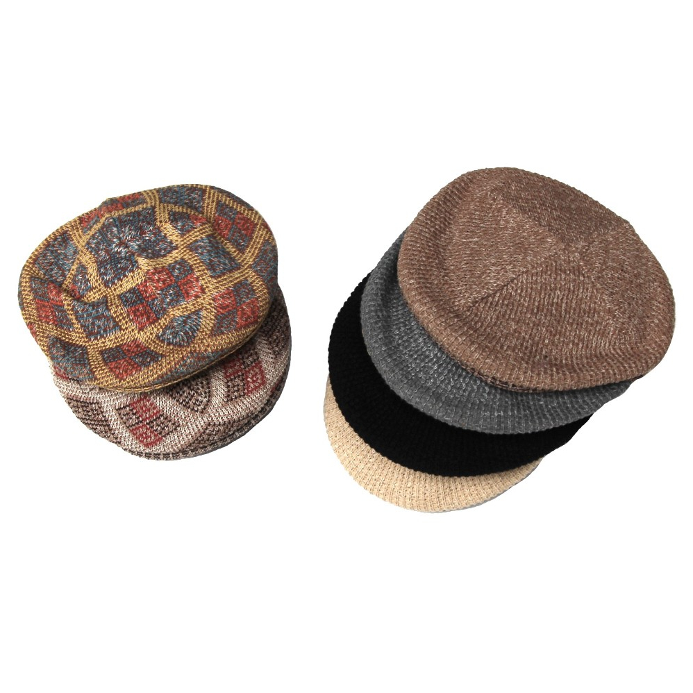 PUNX NEWSBOY HAT 日本製復古麻棉粗線針織報童帽貝雷【 PUNX 】畫家帽 古著