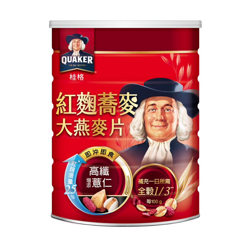 桂格紅麴蕎大麥燕麥片700g克 x 1【家樂福】