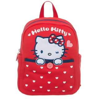 【HELLO KITTY】我愛凱蒂系列-後背包-紅 KT01L01RD