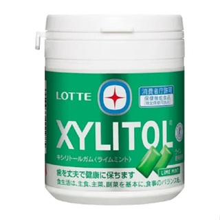 日本LOTTE 木糖醇口香糖 萊姆薄荷口香糖 樂天口香糖🔹小小M~ 生活百貨現貨區" ~