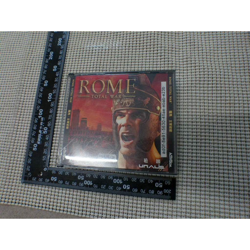 PC GAME 電腦遊戲光碟 松崗 羅馬:全軍破敵 ROME TOTAL WAR 繁體中文版/有序號/無說明書 二手良品