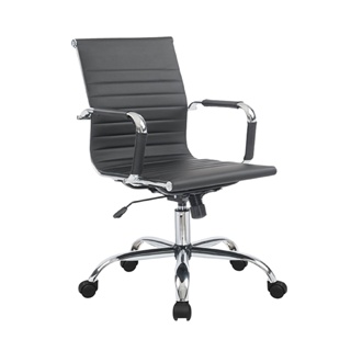 整新品031801雅登可調式扶手電腦椅-黑色(椅面破損)
