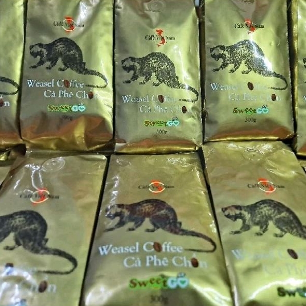 越南頂級麝香貓研磨咖啡粉!2024年2月製造！喝咖啡寄蝦皮免運費!