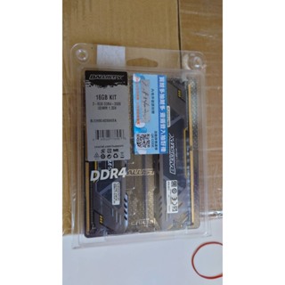 終保Micron 美光Ballistix Sport LT 競技版 DDR4 3000 8G*2 CL17 超頻記憶體