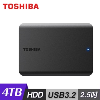 外接硬碟 Toshiba 東芝 Canvio Basics A5 4TB 2.5吋行動硬碟 大廠最小尺寸 超薄 超小