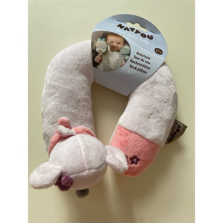 Nattou 寶寶護頸枕 (絨毛動物造型護頸枕) 戀愛鼠 安撫玩偶 老鼠布偶 枕頭