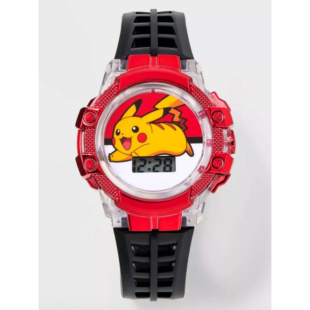 預購🚀正版🚀美國專櫃 寶可夢 POKEMON 皮卡丘 男童 兒童 學習手錶 電子手錶 手錶 錶 寶可夢
