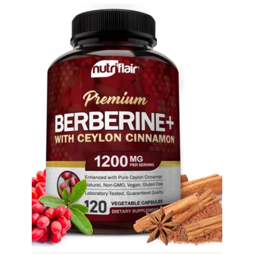 臺灣熱賣 NutriFlair Premium Berberine HCL鹽痠小檗堿+有機錫蘭肉桂 胰島平衡