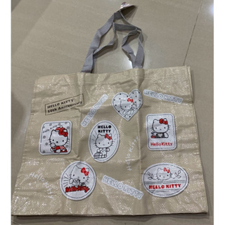 三麗鷗 Hello Kitty 50周年限定版編織收納袋