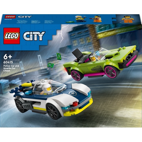 《LEGO》60415 City 城市系列 警車和肌肉車追逐戰 樂高 現貨