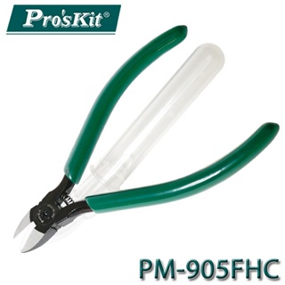【3CTOWN】含稅附發票 ProsKit 寶工 PM-905FHC 綠柄碳鋼強力斜口鉗+集屑槽管