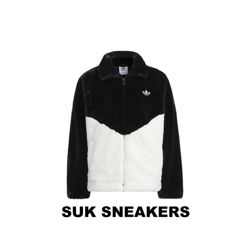 代購♦️2403 Adidas Fur JKT 黑色 漸層 毛絨外套 立領 保暖 超柔軟 男女 厚外套 IN0981
