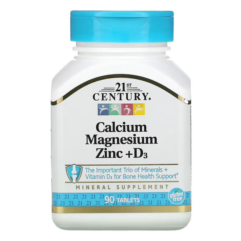 21st Century 鈣鎂鋅 + D3 90粒 21世紀 Calcium Magnesium Zinc + D3