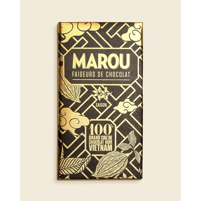 MAROU 100%黑巧克力VIETNAM 100% CHOCOLATE BAR