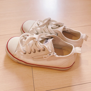 Converse All star 二手童鞋白色 18公分