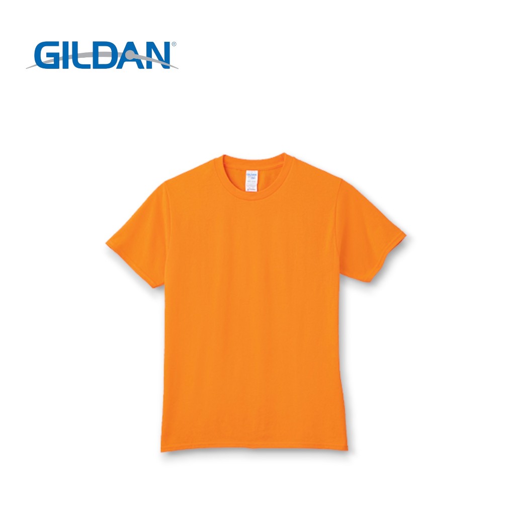 【衣服家】吉爾登GILDAN 76000系列 短袖 上衣 棉T 素T  T恤  寬鬆 圓領  亞規 柔棉 中性 螢光橘