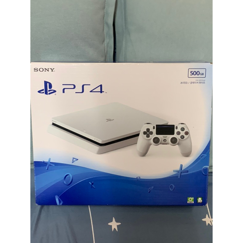 PS4 薄機 SLIM 2017 白色 主機 500G 附遊戲