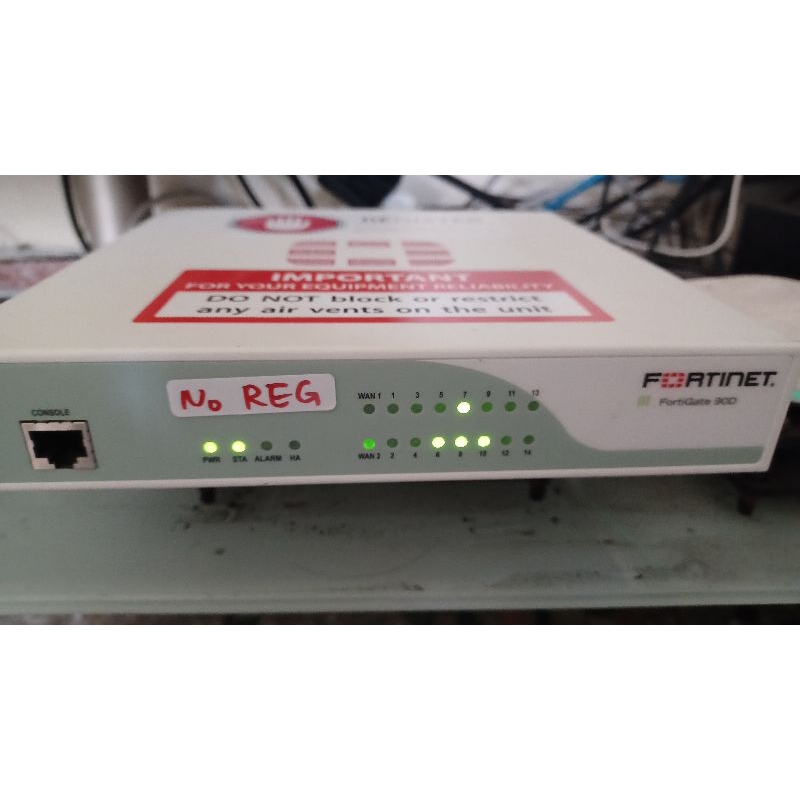 Fortinet Fortigate 90D FG-90D 未註冊 授權到2023 授權過期 非 Fg-60D 附電源