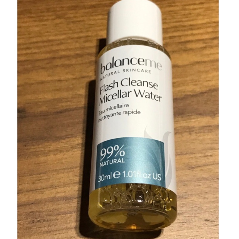 【H2Shop】英國 Balance Me 卸妝水 Flash Cleanse 30ml 99%天然 Balanceme