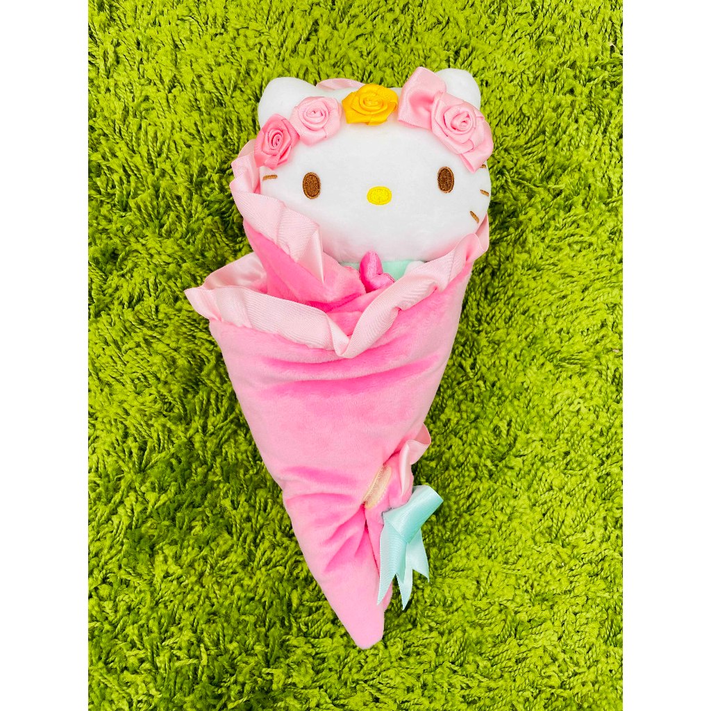 【震撼精品百貨】Hello Kitty 凱蒂貓~日本SANRIO三麗鷗 KITTY絨毛娃娃-花束*43953