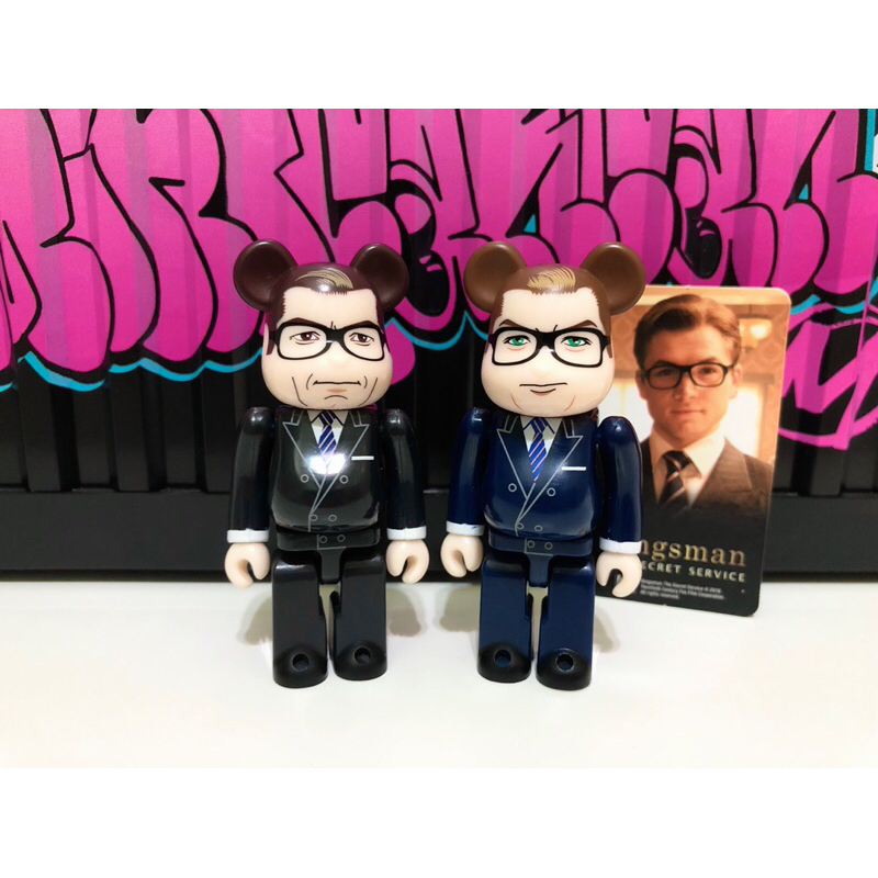 ✨正版現貨✨BE@RBRICK 36代 金牌特務 kingsman 庫柏力克熊 隱藏 100% Bearbrick 絕版