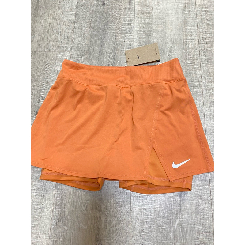 Nike 橘色短褲裙
