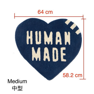 HUMAN MADE 藍色 小現貨 HEART RUG small愛心地毯 小型