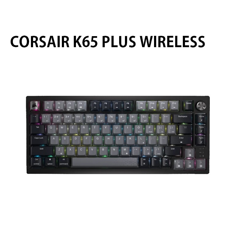 海盜船 CORSAIR K65 PLUS WIRELESS 三模無線75%機械式鍵盤/CH-91D421L-NA