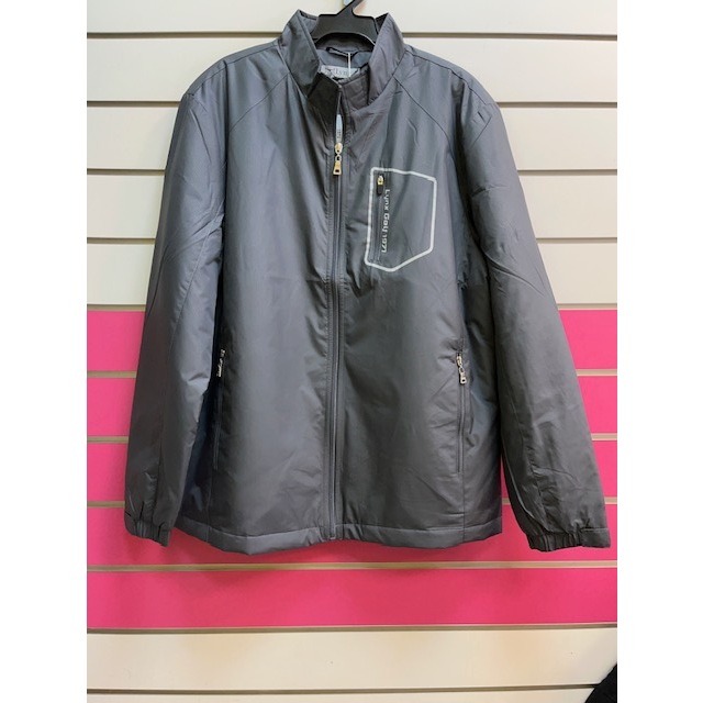 青松高爾夫 LYNX~男外套#1502501-08~輕量型.保暖  灰/黑/丈青色$1500元