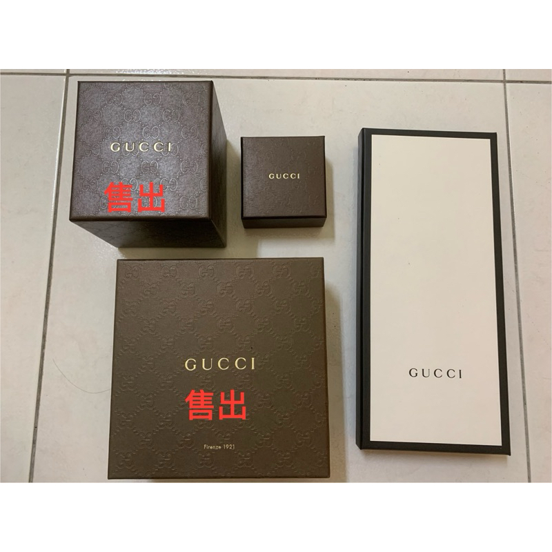 GUCCI精品錶盒飾品盒專櫃購入