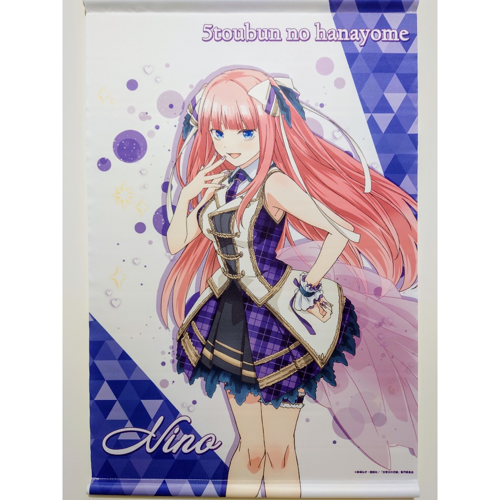 TVアニメ　五等分の花嫁　掛け軸 中野二乃　新品　未開封 新品未開封】 五等分の花嫁∽ フィギュア 中野二乃 中野三玖