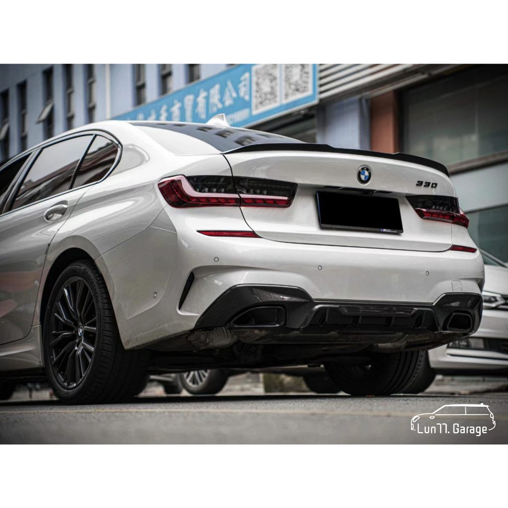 Lun77. - BMW M340i G80 M3款 乾式碳纖維尾翼 壓尾 套件 簡易黏貼安裝 G20 320i 副廠