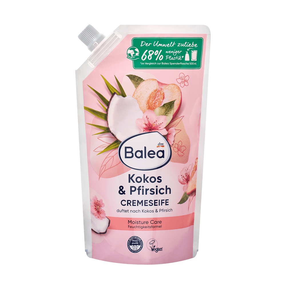 Balea 芭樂雅 蜜桃椰子液態皂 500ml / DM (DM3737)