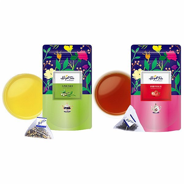 High Tea 台灣蔗香綠茶／鮮纖草莓紅茶(12入) 款式可選【小三美日】DS000766
