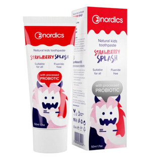 Nordics Kids Toothpaste Strawberry Splash Probiotic兒童益生菌草莓牙膏