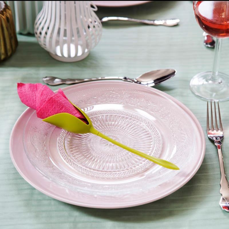 現貨全新 綠葉花朵餐巾卷 餐桌裝飾擺盤美觀禮儀大方滿滿儀式感