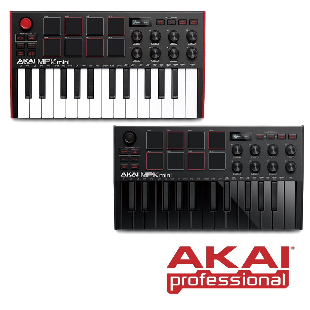 AKAI MPK mini mk3 USB MIDI 鍵盤 公司貨