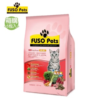 【FUSO pets】福壽貓食 鮪魚+蟹肉口味 1.5kg (6入/箱) | 官方旗艦