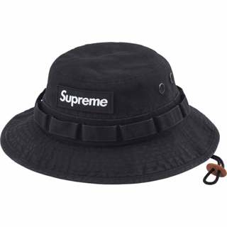 【Mula18_select】Supreme WASHED CANVAS BOONIE 黑色M/L 深藍M/L 漁夫帽