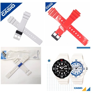 【錶帶耗材】卡西歐 CASIO MRW-200H / MRW-200HC 原廠錶帶 膠質亮面 國隆手錶專賣店