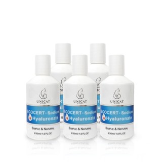 UNICAT 現貨 99%玻尿酸精華原液 30ml 5入組 玻尿酸精華 保濕原液 保濕精華 平價精華液推薦 敏感肌 適用