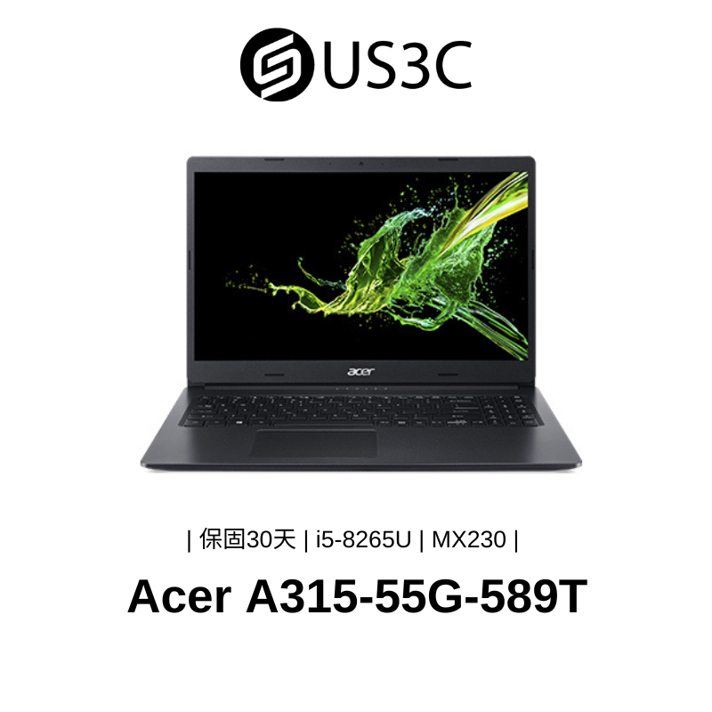 Acer Aspire 3 15吋 FHD i5-8265U 4G 256GSSD 1THDD MX230 二手品