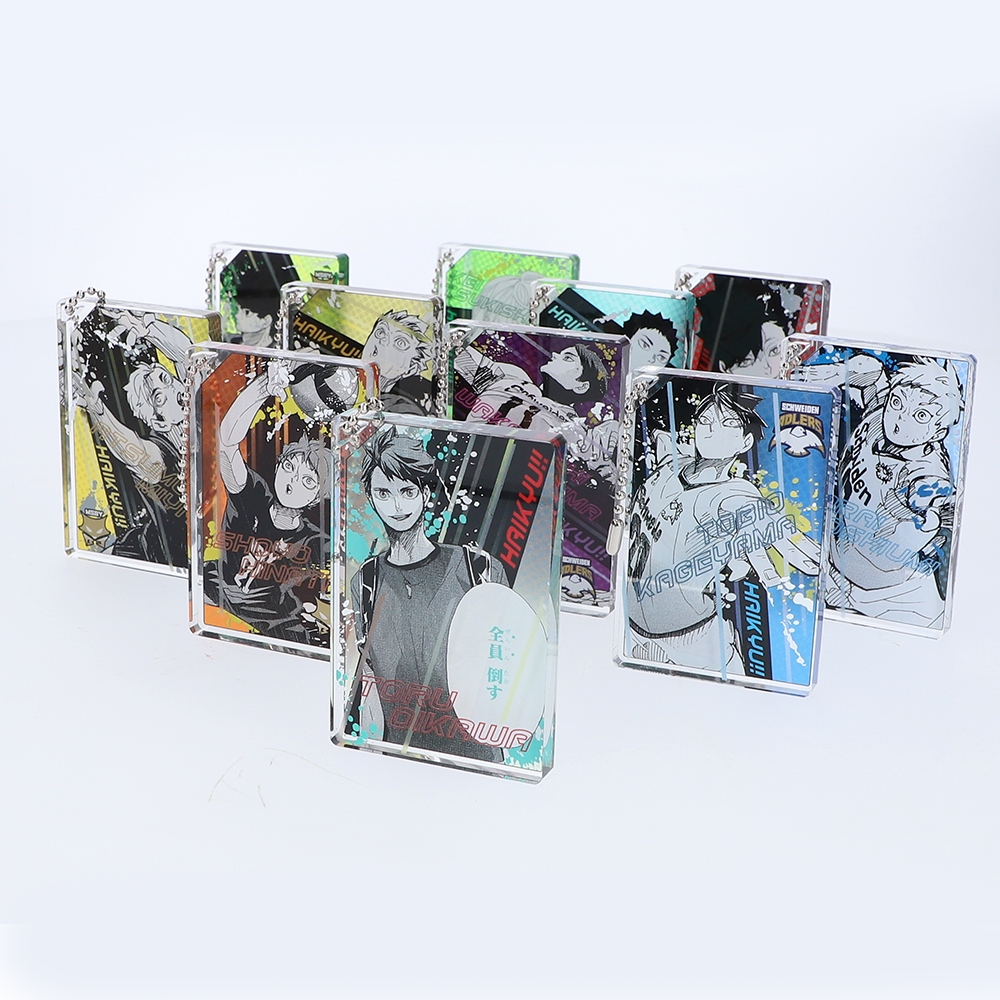 【現貨】排球少年 骨牌風 壓克力鑰匙圈 及川徹 打倒全員 骨牌 壓克力磚 及川 徹