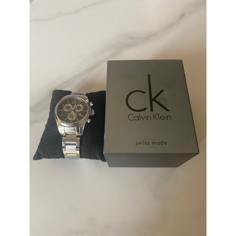 Calvin Klein 經典三眼計時腕錶 CK男錶女錶