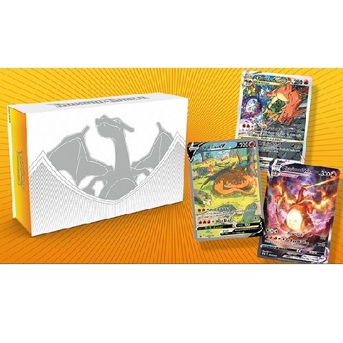 (美版)寶可夢Pokemon 劍&amp;盾 噴火龍 白金禮盒 墊腳石購物網