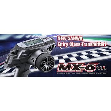 SANWA MX-6 三動 2.4G 遙控器 RX-391W防水接收 附中文說明書(公司貨)