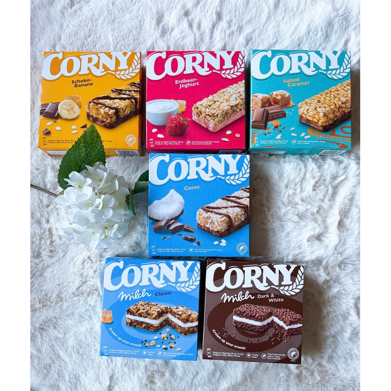 《🔥現貨 戶外活動的好朋友 營養棒全系列到貨囉🔥》德國🇩🇪CORNY健康營養棒 能量棒 經典&無糖系列 4支/ 6支一盒