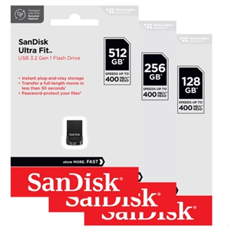 SanDisk CZ430 128G 256G 512G Ultra Fit USB3.1 隨身碟 D31490