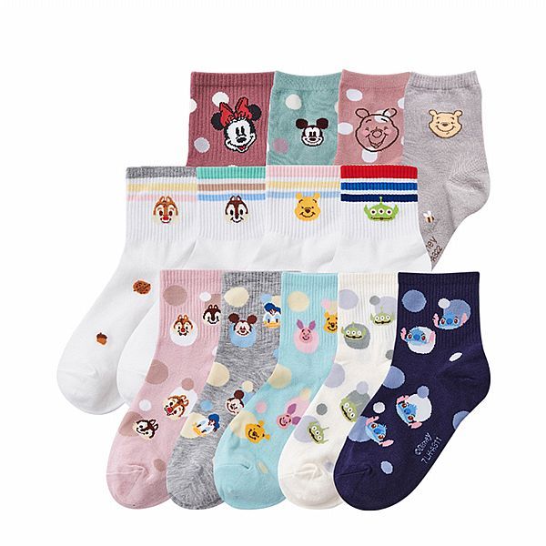 ONEDER 旺達棉品 造型幼童襪/迪士尼系列1／2童襪 (1雙入) 款式可選【小三美日】DS020973x
