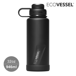 ECOVESSEL Boulder 真空保溫瓶 32oz (946ml)｜黑BS